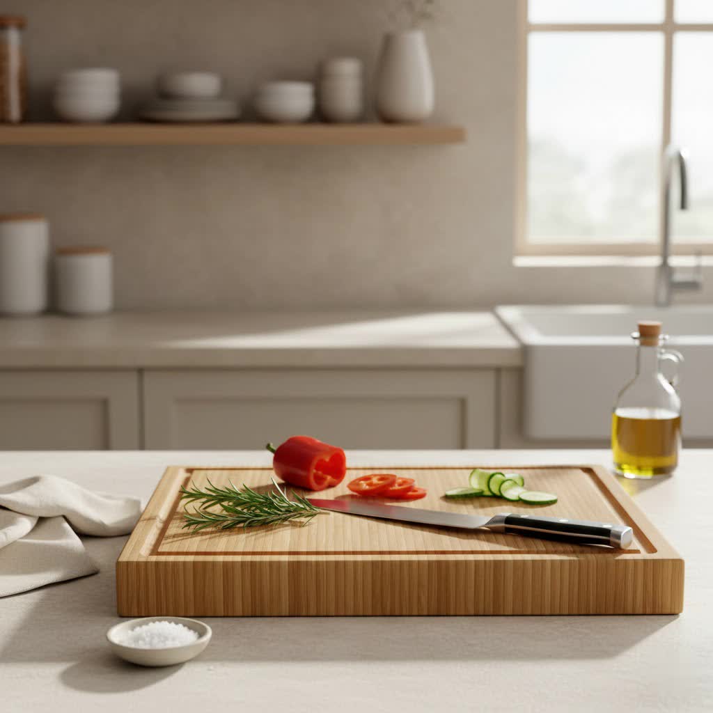 Review: Farberware Bamboo Cutting Board – The Savvy Budget Pick